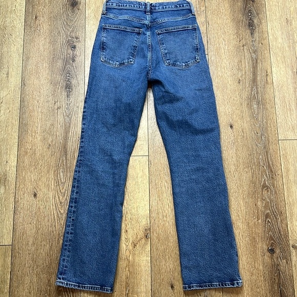 AGOLDE High Rise Straight Leg Jeans Size 25 - Picture 3 of 10